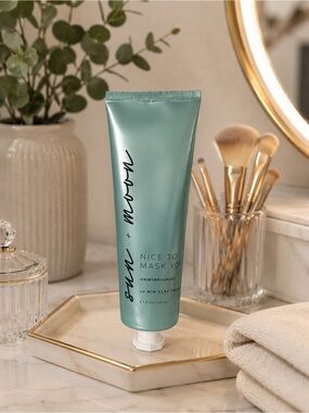 Sun + Moon Nice to Mask You Clay Facial Mask | Unwind + Undo | Kaolin & Rose